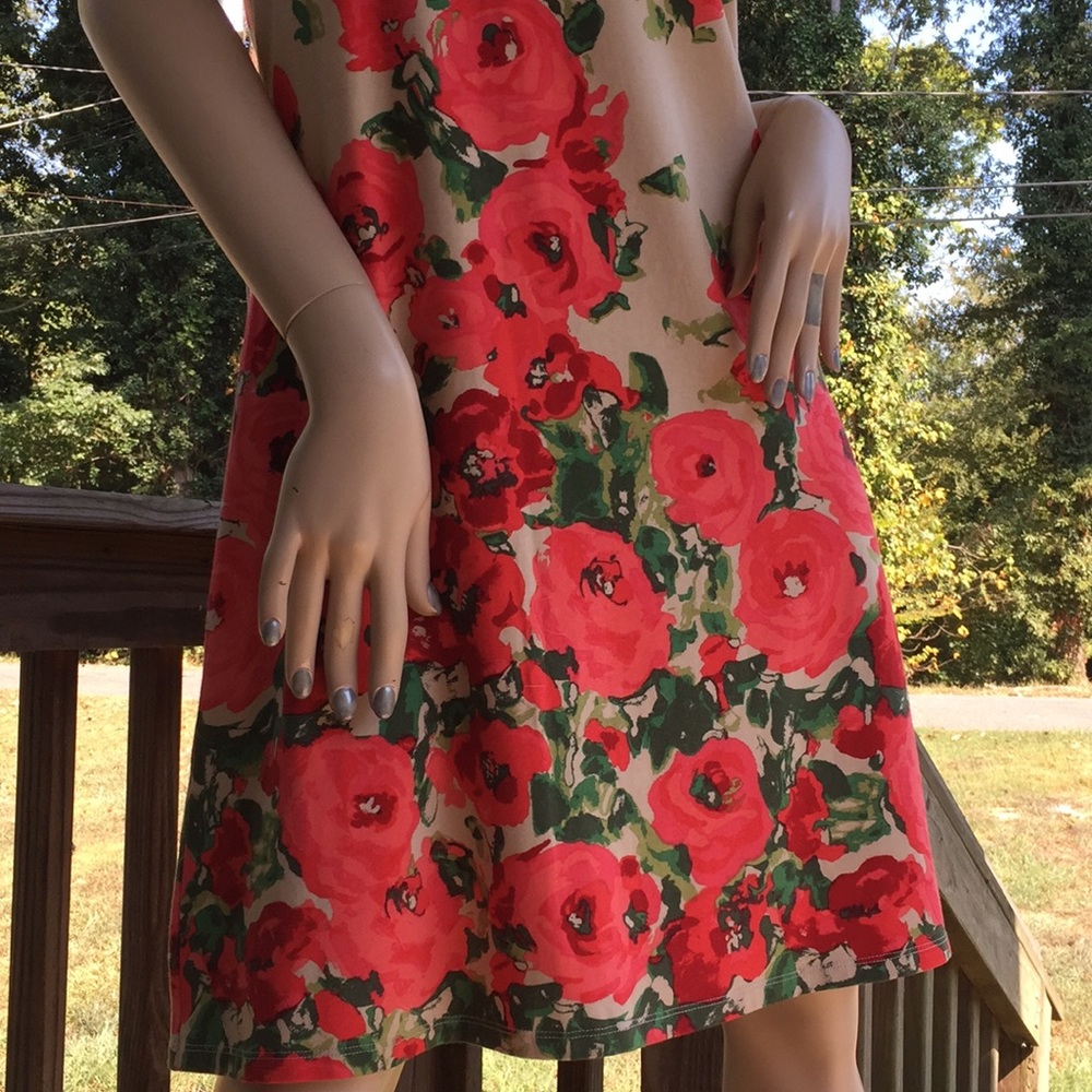 Liz Claiborne Floral Dress M - Picture 2 of 8